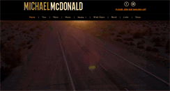 Desktop Screenshot of michaelmcdonald.com