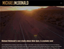 Tablet Screenshot of michaelmcdonald.com